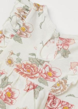 Літнє дитяче плаття сукня без рукавів h&m для дівчинки 2