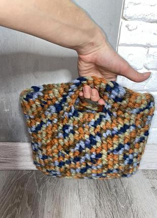 В’язана сумка сумочка вязаний клатч