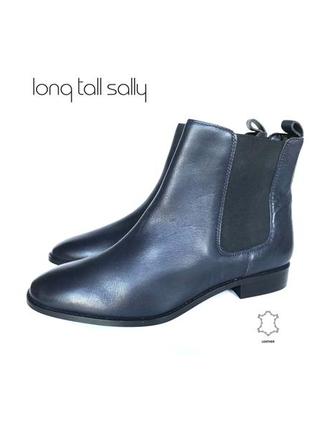 3407 ботінки long tall sally uk10 43 - 42 шкіра нові