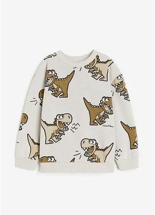 Світшот світло-сірий h&m 122/128, 134/140см