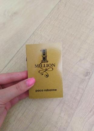 Туалетна вода (пробник) paco rabanne 1 million для чоловіків - 5 мл2 фото