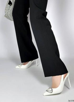 Туфлі жіночі слінгбеки на високому підборі