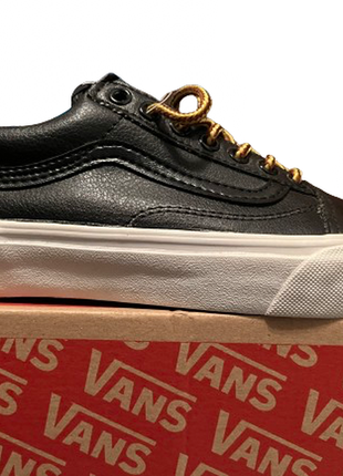 Кеды vans skateboard black венс еко кожа кроссовки спортивны классические унисекс