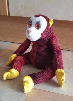 Ty beanie babies мягкая игрушка обезьяна лори monkey редкий коллекционный 2000 год