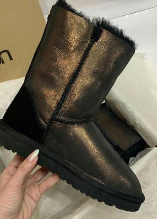 Угги угг ugg australia оригинал женские шоколад замш змейка. код 100221 фото