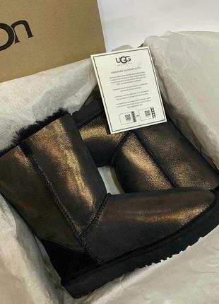 Угги угг ugg australia оригинал женские шоколад замш змейка. код 100222 фото