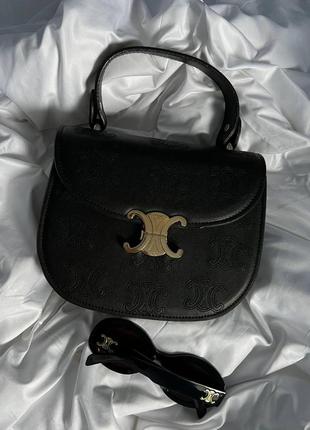 Женская сумка из эко-кожи celine молодежная, брендовая сумка через плечо  sk1707
