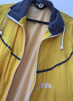 Спортивная куртка желтая ветровка jets3 фото