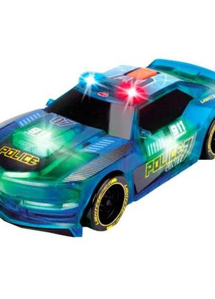 Іграшкова машинка dickie toys міняє колір смужки світла police 20 см ol86852