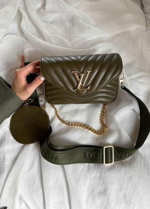 Louis vuitton wave multi pochette khaki