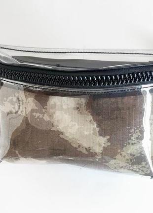 Женская поясная сумка coolki из мягкого стекла со сменными вкладышами милитари1 фото