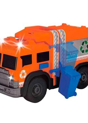 Іграшковий сміттєвоз dickie toys 30 см з баком ol86837