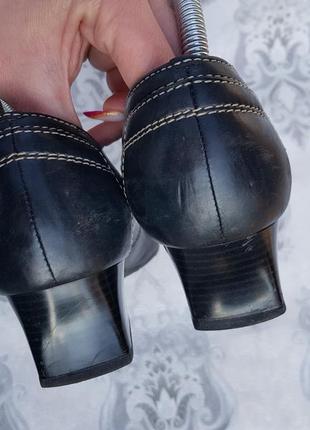 Класичні шкіряні зручні туфлі лофери мокасини luftpolster8 фото