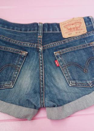 Джинсові шорти levis2 фото