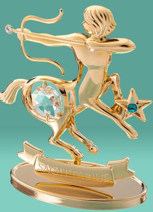Декоративная фигурка знак зодиака crystocraft стрелец 5*7*3,2 см золотистый sk16896
