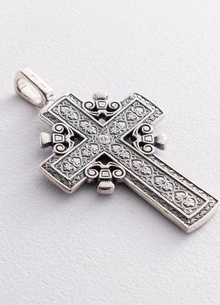 Православний хрест голгофський хрест (чорніння) 13501 онікс2 фото