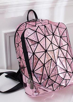 Рюкзак berkani t-rb32382 геометрический pink love3 фото