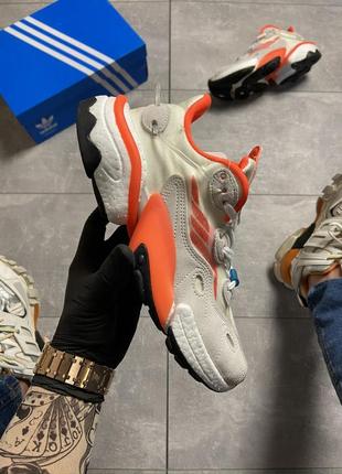 Кроссовки адедас adidas originals torsion x white grey orange.