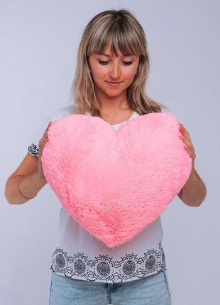 Плюшевая игрушка mister medved подушка-сердце розовая 50 см2 фото