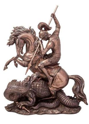Декоративна статуетка святий георгій переможець 32 см al84381 verone