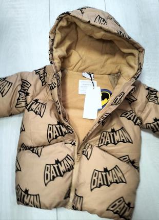 Куртка дитяча бежевая batman primark 92см3 фото