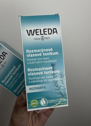 Оригінал! weleda тонік-стимулятор при втраті волосся з екстрактом розмарину