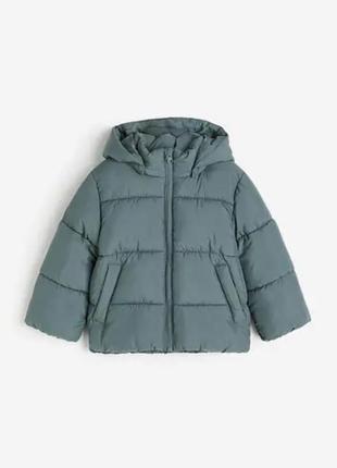 Куртка зелений-шалфей h&m 98/104, 110/116см