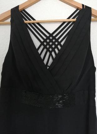 Чорне сукню коктельное міді2 фото