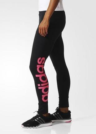 Легінси лосини тайтсы adidas essential linear training women tight fitness