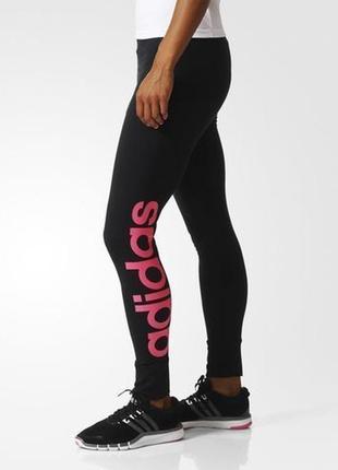 Лосины леггинсы тайтсы adidas essential linear training women tight fitness