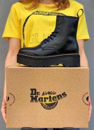 Ботинки кожаные dr. martens bex black❤, мартинсы, демисезонные кожаные сапоги