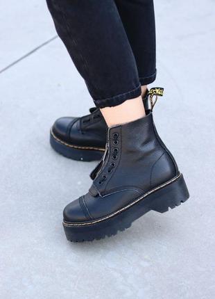 Черевики dr. martens sinclair black zip ботинки