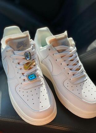 Женские кроссовки nike air force 1 lx "white lace