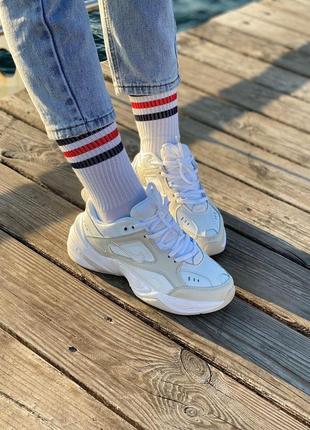 nike mk tekno beige