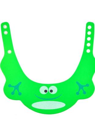 Защитный козырек для купания "жабка" mgz-0907(green) eva резина1 фото