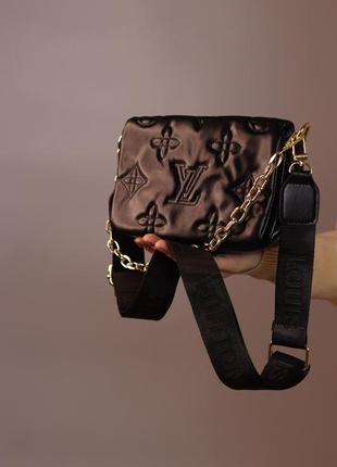 Женская сумка louis vuitton black женская сумка, брендовая сумка louis vuitton black  sk0403