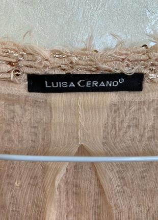 Кардиган кофта на шелковой подкладке дорогого бренда luisa cerano, размер м (евро 40).2 фото
