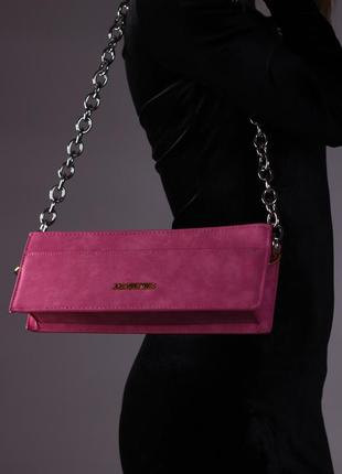 Жіноча сумка jacquemus le ciuciu fuxia, женская сумка, жакмюс кольору фуксії  sk01213 фото