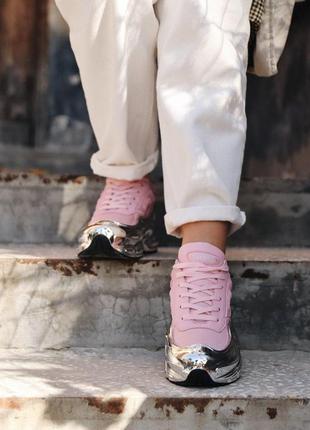 Жіночі кросівки raf simons osweego pink2 фото