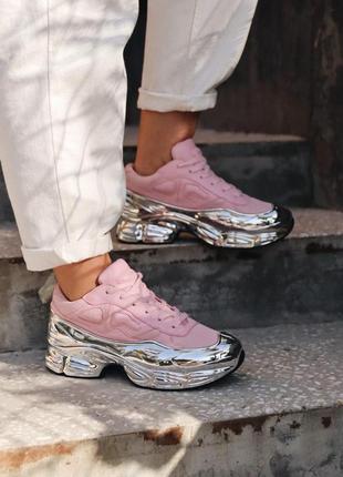 Жіночі кросівки raf simons osweego pink1 фото