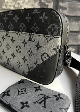 Мужская сумка через плечо луи витон стильная сумка-мессенджер 2 в 1 louis vuitton, классическая ежедневная3 фото