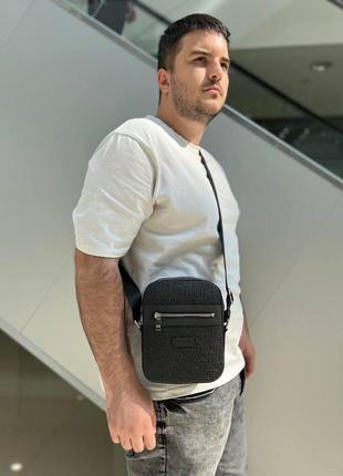Сумка мужская через плечо мессенджер диор сумка черная планшетка christian dior сумка повседневная  cap1064 фото