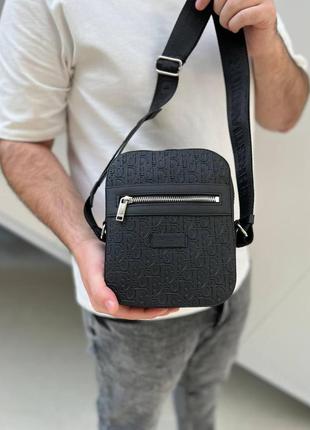 Сумка мужская через плечо мессенджер диор сумка черная планшетка christian dior сумка повседневная  cap1067 фото