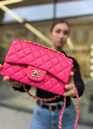 Женская сумка chanel 20 молодежная сумка шанель через плечо из мягкой экокожи изящная брендовая сумочка1 фото