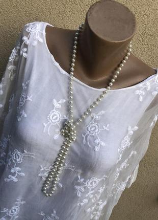 Белая,шелк блуза реглан,кружево,этно бохо стиль4 фото