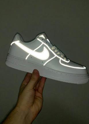 Кроссовки nike air force 1 reflective кросівки1 фото