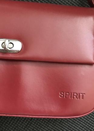 Ретро сумочка spirit. красная сумочка с короткой ручкой2 фото