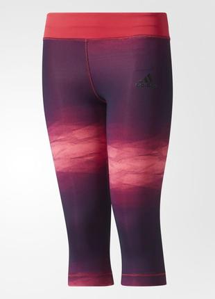 Укороченные леггинсы adidas training printed оригинал арт. cd8931