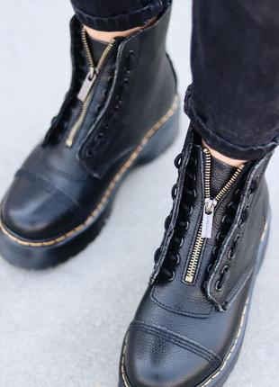 Ботинки dr. martens sinclair black zip черевики5 фото