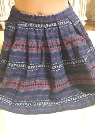 Юбка норвежские узоры new look